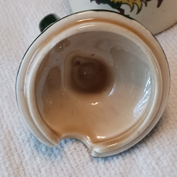 VINTAGE METLOX JAM & MUSTARD BOWL WITH LID POPPYTRAIL CALIFORNIA PROVINCIAL - Picture 4 of 6